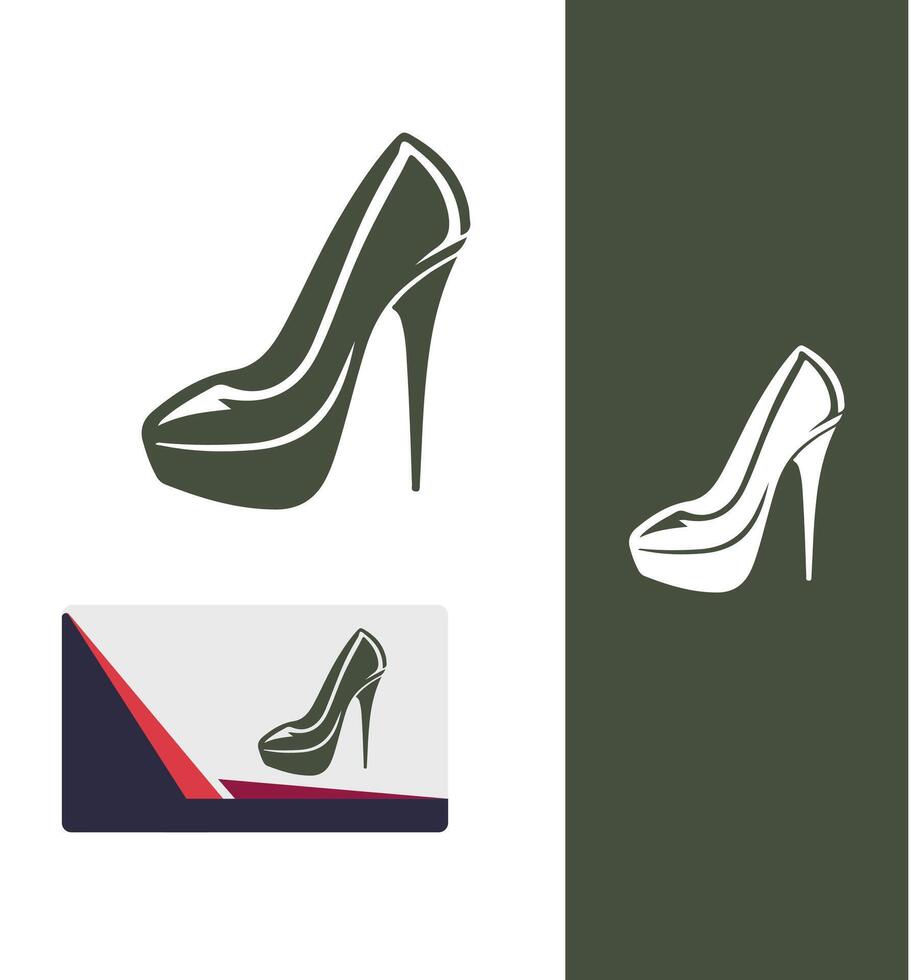 Step In Elegance Heels Logo vector