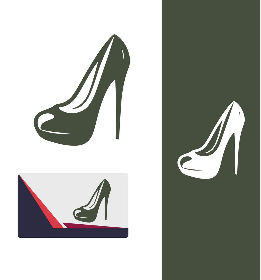 Fierce Walk Heels Logo vector