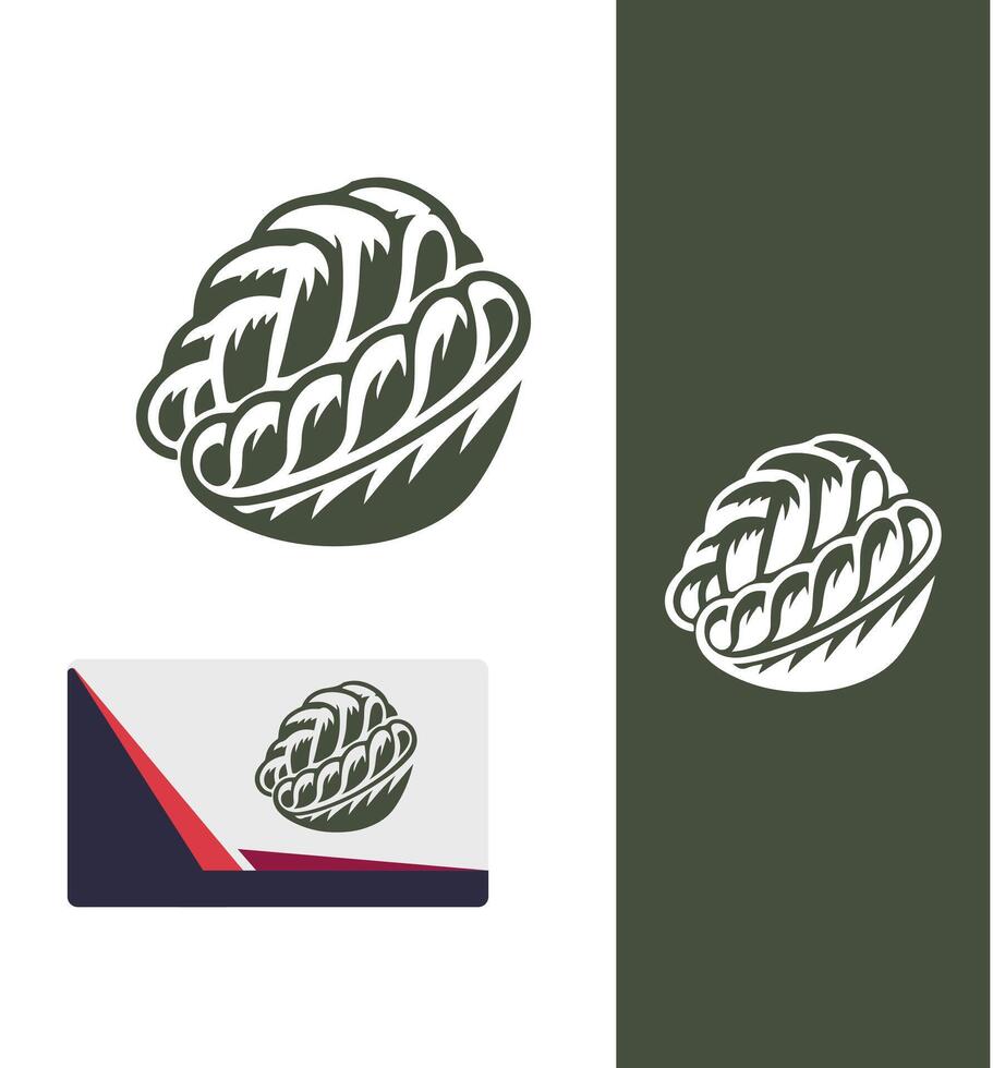 Croissant Bliss croissant logo vector