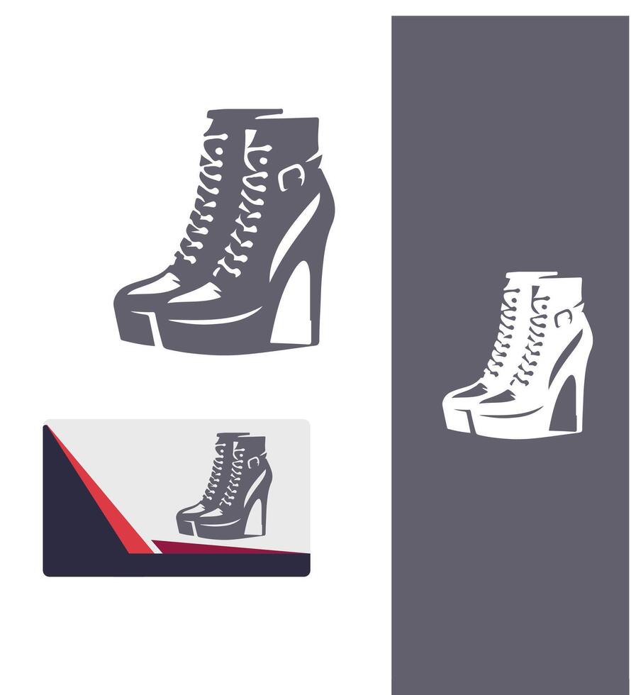 Golden Sole Heels Logo vector