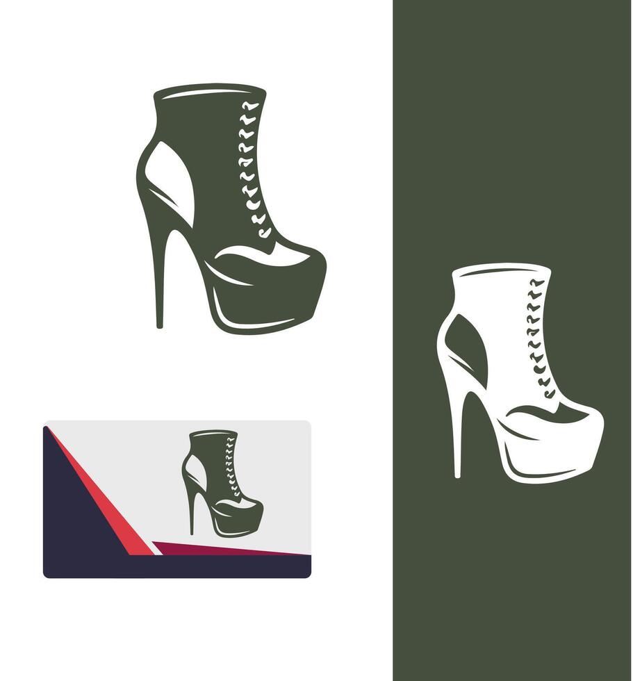 Midnight Stride Heels Logo vector