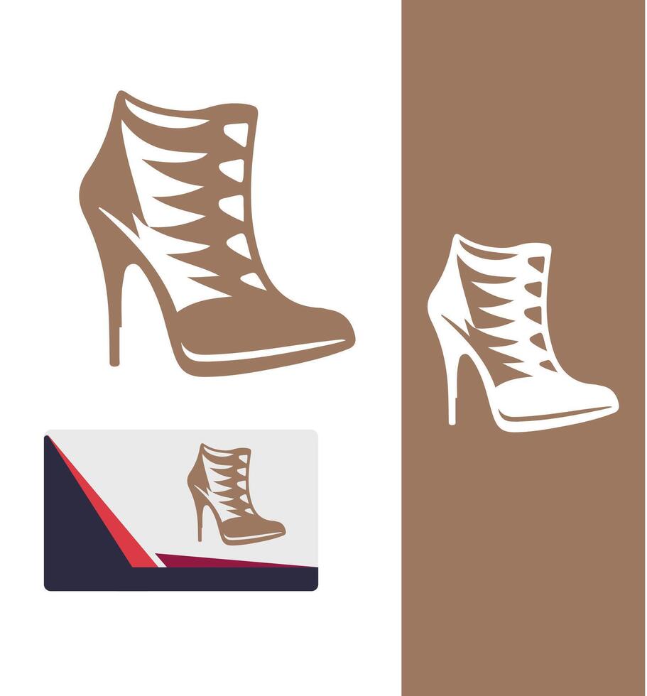 Bold Steps Heels Logo vector