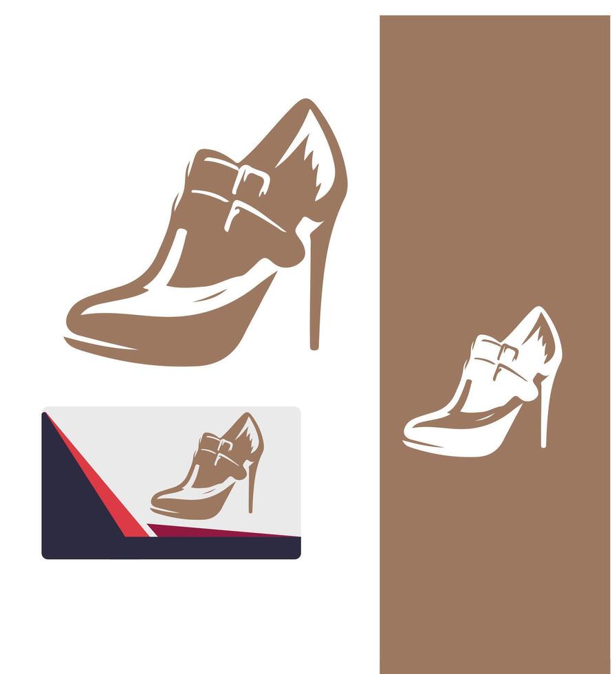 Heel Couture Logo Design vector