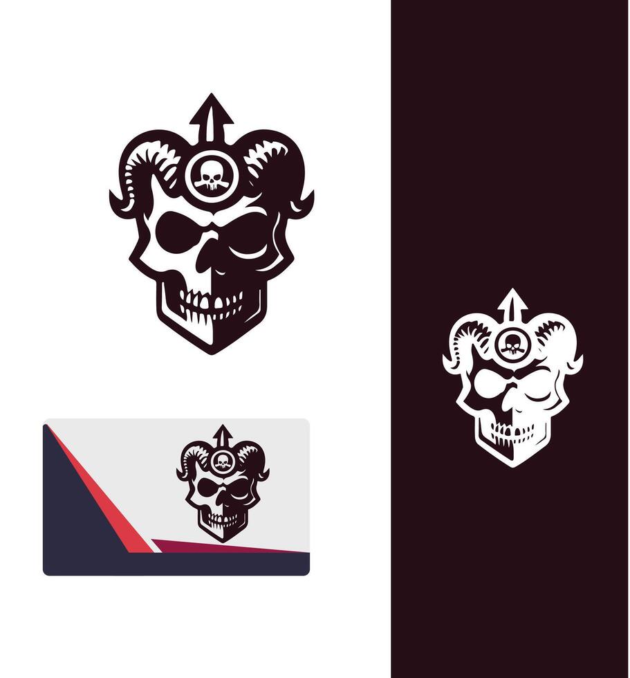 Bone Skull Designs skull logo vector