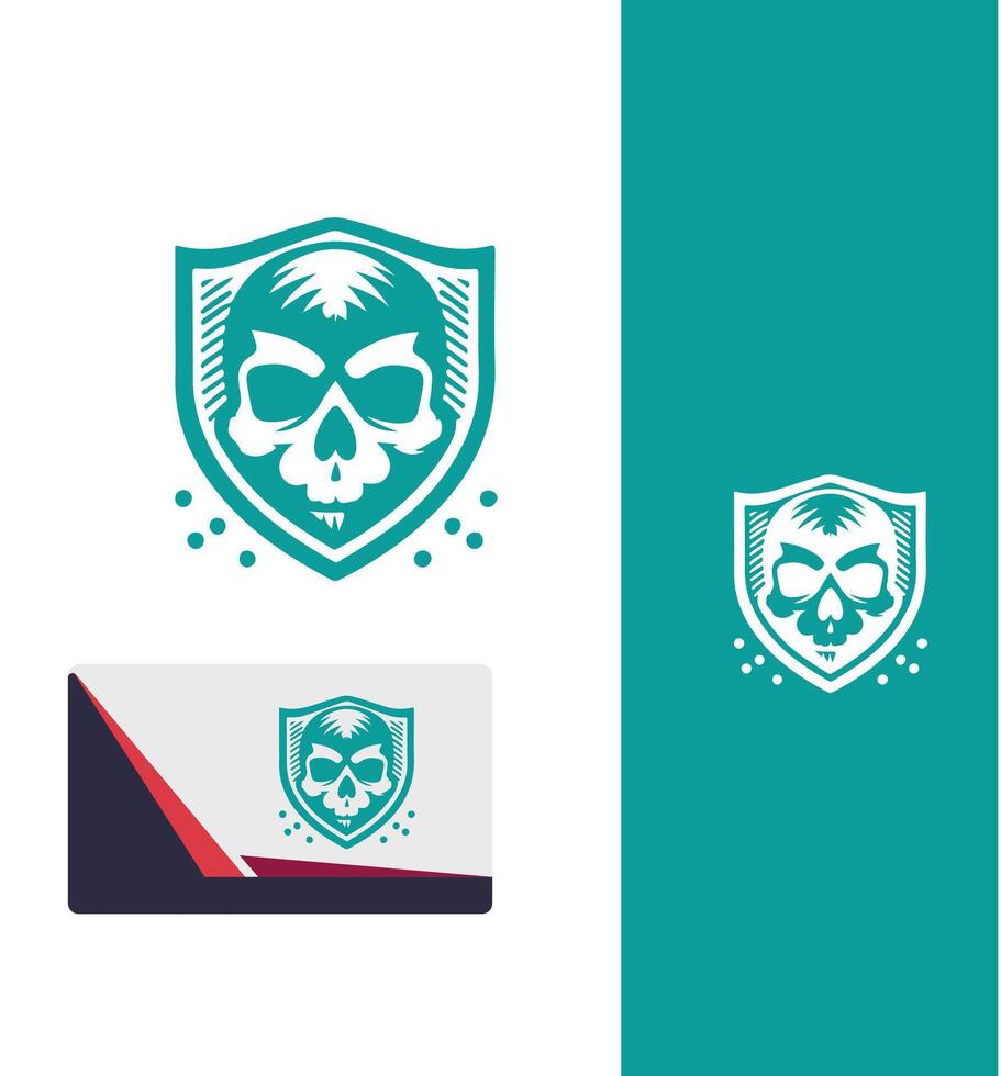 The Skull Lab skull logo vector