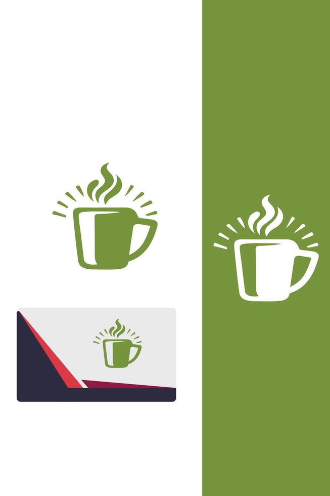 The Pure Sip cup logo vector
