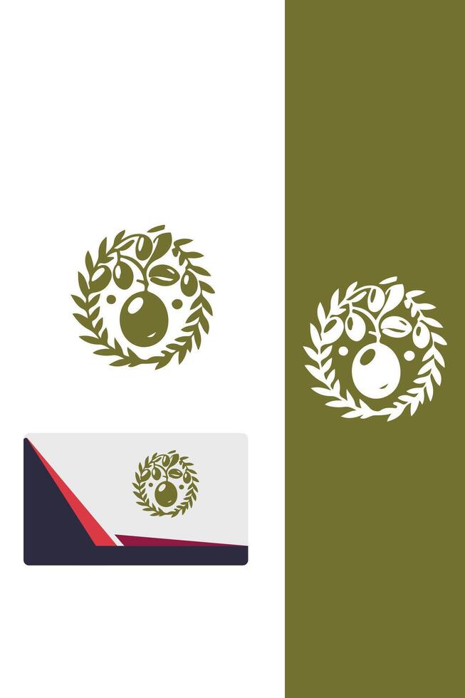 Golden Olive Oil Logo vector
