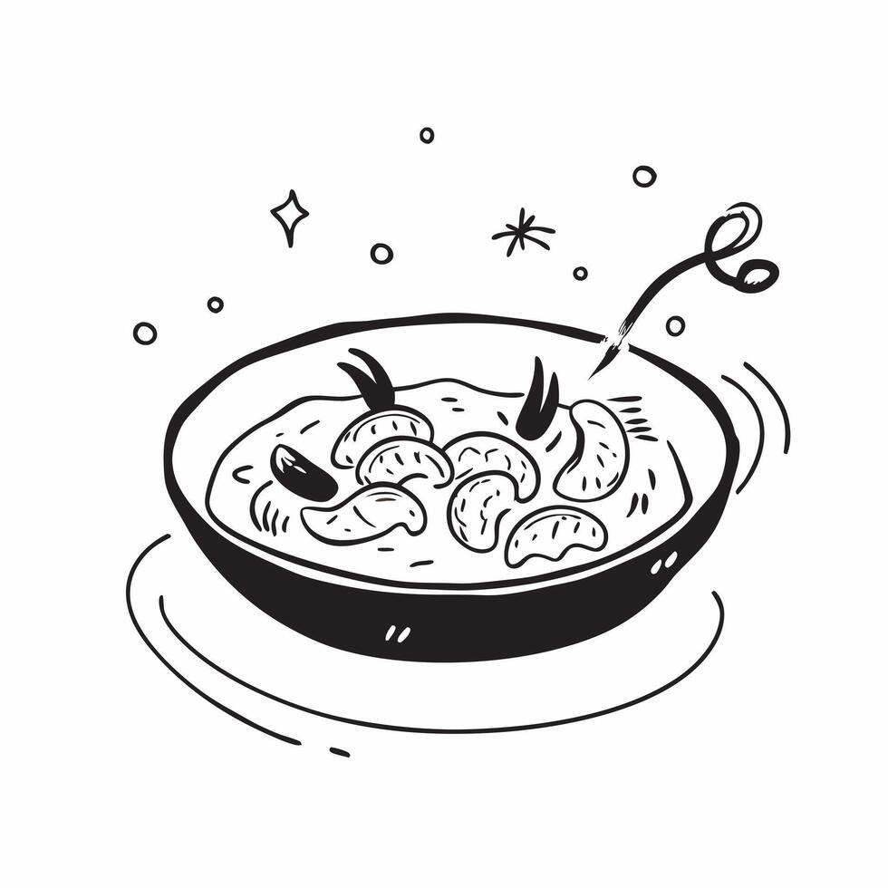Glossy Spanish prawns in garlic sauce concept as Glossy plate of Spanish prawns sauteed in garlic sauce garnished with parsley offering a luxurious and aromatic seafood dish in Ph v1 vector