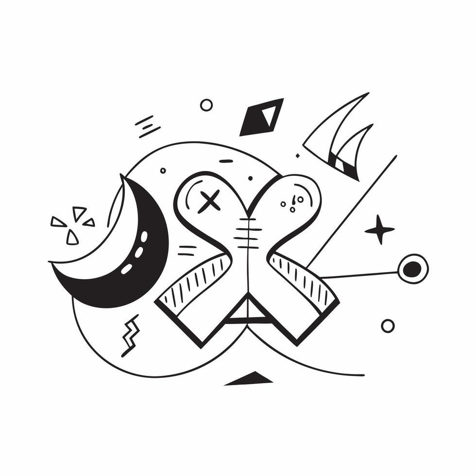 Abstract digital design of Turkish cultural symbols with glossy finish for 29 Ekim concept as Camera movement Pan across the abstract digital design of Turkish cultural symbols Sc pure vector