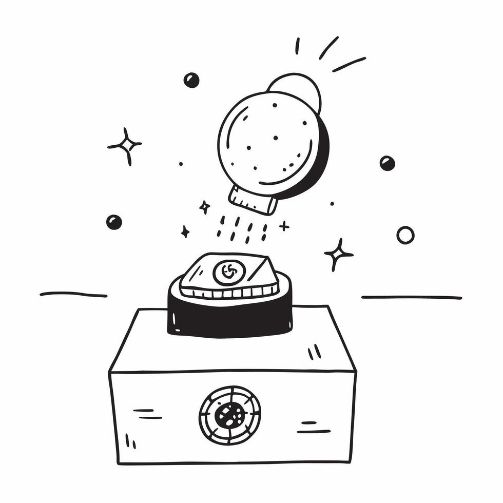 Abstract Mooncake Offering in Glow concept as A glowing abstract representation of a traditional mooncake offering ceremony during the Mid Autumn Festival with vibrant swirling lig Cleans Set 3 vector