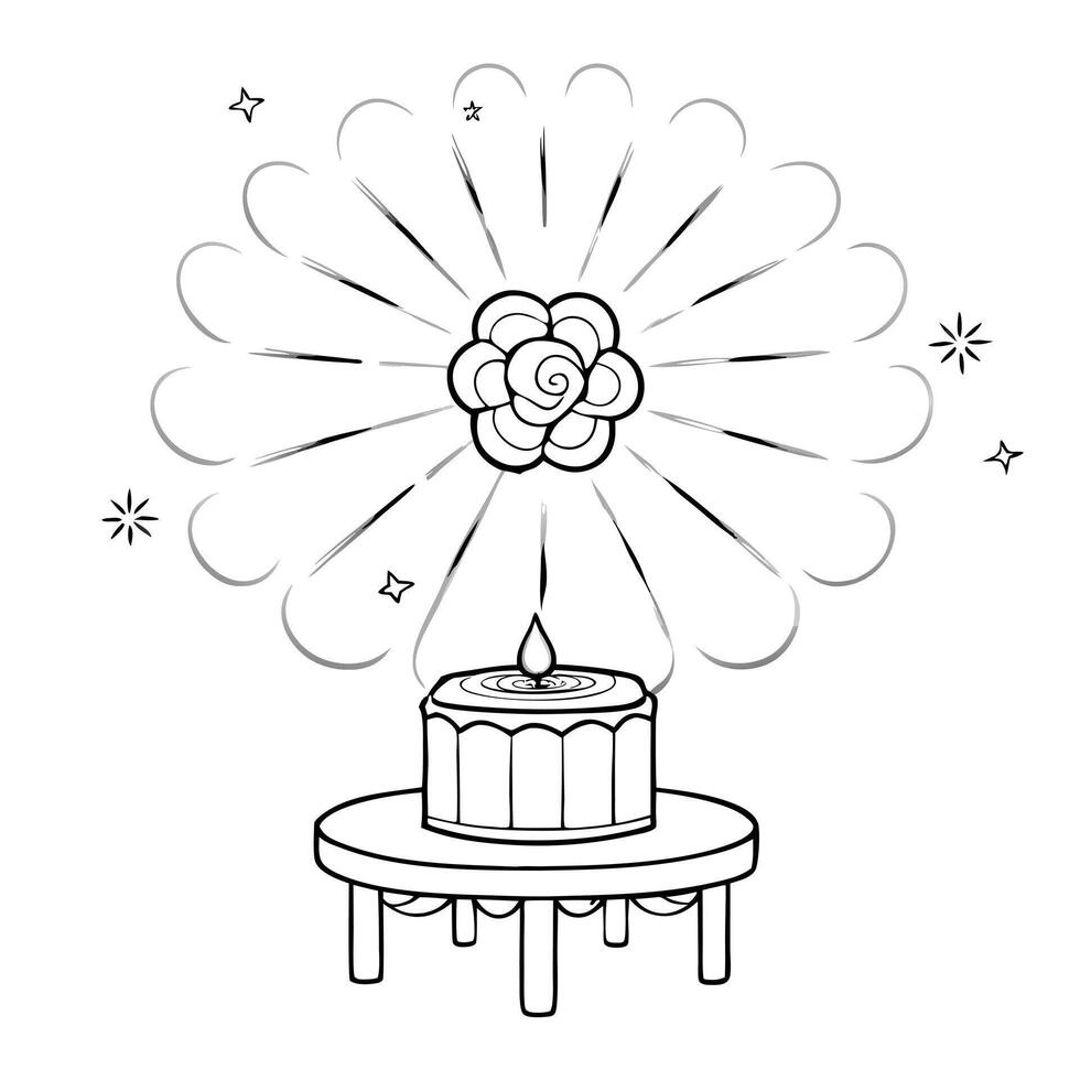 Abstract Mooncake Offering in Glow concept as A glowing abstract representation of a traditional mooncake offering ceremony during the Mid Autumn Festival with vibrant swirling lig Cleans vector