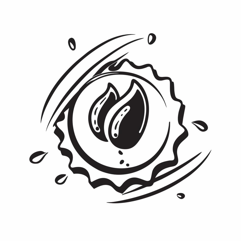 Abstract wine stain forming a circular pattern with Bold Smooth text concept as A bold illustration featuring an abstract wine stain creating a circular pattern with the t Cleans vector