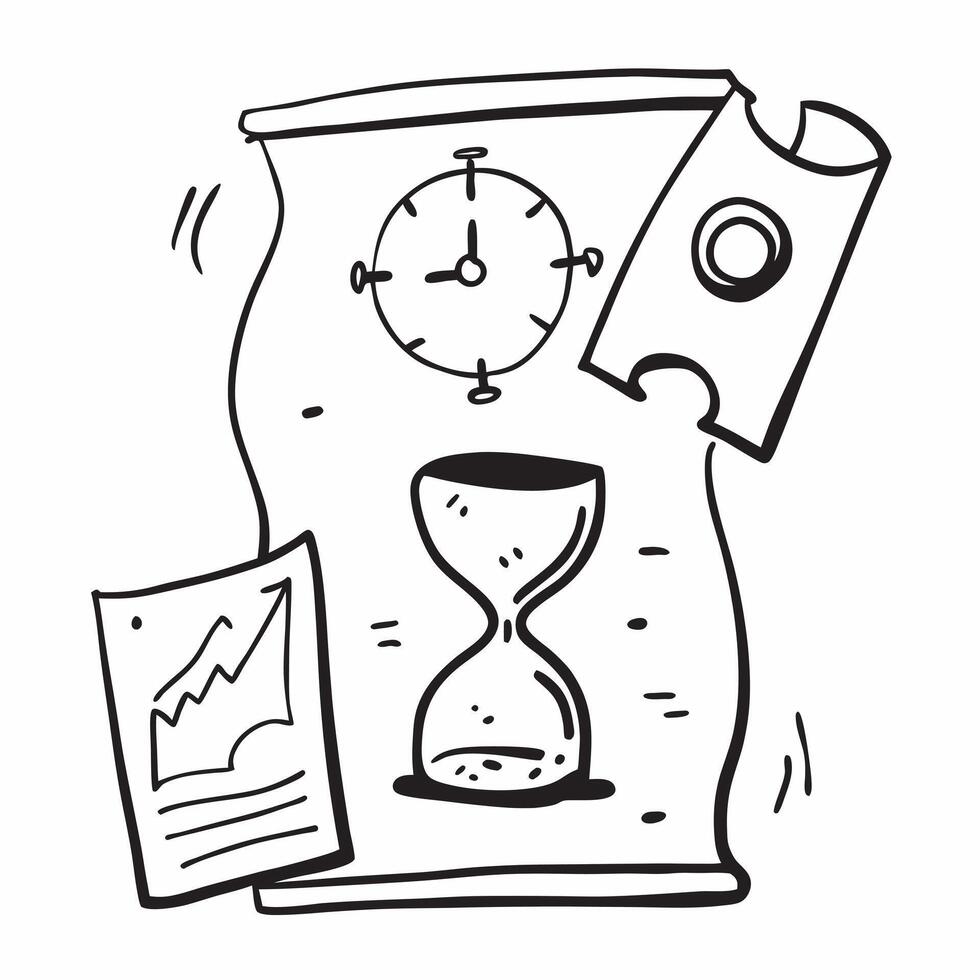 Border frame with puzzle pieces and clock for Timing concept as A border frame design featuring puzzle pieces and a clock representing the importance of timing in business The lay Cleans vector