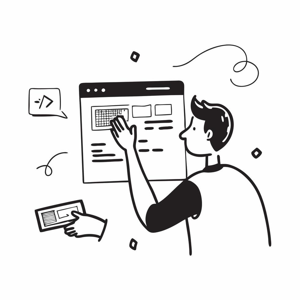 Developer candidly testing code on a futuristic device concept as A candid photo of a developer testing code on a sleek futuristic device in a tech hub The developer is deeply eng Cleans vector