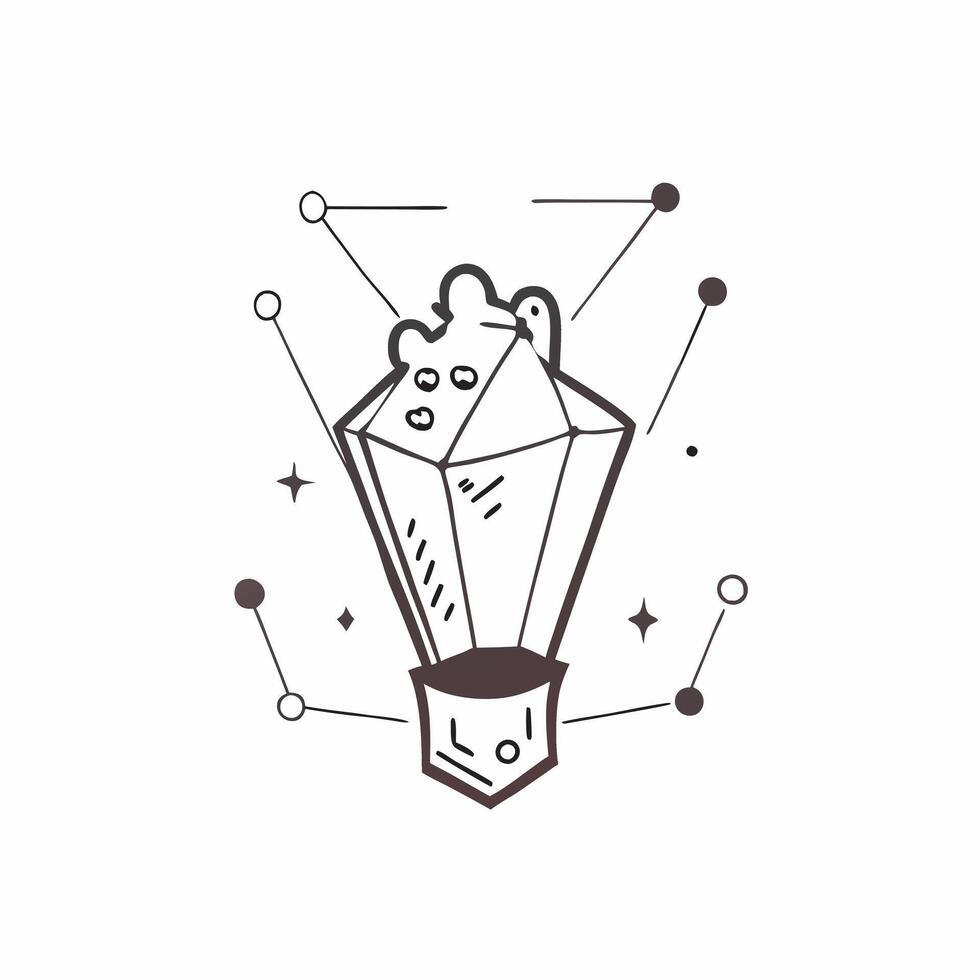 Flat Abstract digital mesh with glowing lights forming a beer mug outline concept as A digital mesh with glowing nodes forms the outline of a beer mug set against a deep dark backg Cleans vector