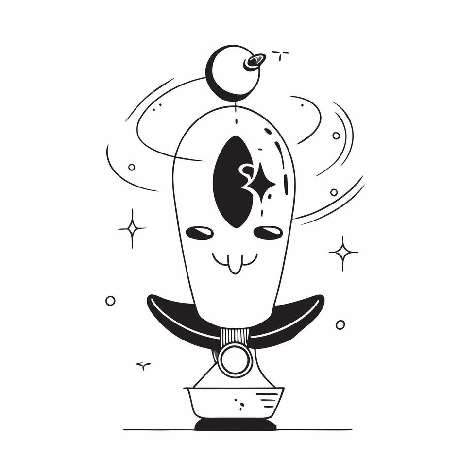 Flat Abstract Digital Art of Moon Goddess concept as A glowing abstract representation of the Moon Goddess a symbolic figure in the Mid Autumn Festival surrounded by luminous shape Cleans Set 3 vector