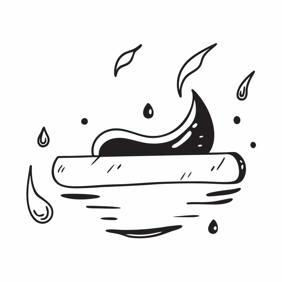 Flat Abstract Raindrops with Floating Ripples and Copy Space concept as Raindrops float gently in mid air with ripples forming around them creating an abstract nature timelapse Th Cleans Set 3 vector