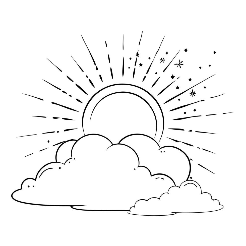 Flat Abstract Sun Rays with Floating Dust Particles and Copy Space concept as Soft golden sun rays filter through a floating cloud of dust particles creating a warm and atmospheric Cleans Set 2 vector