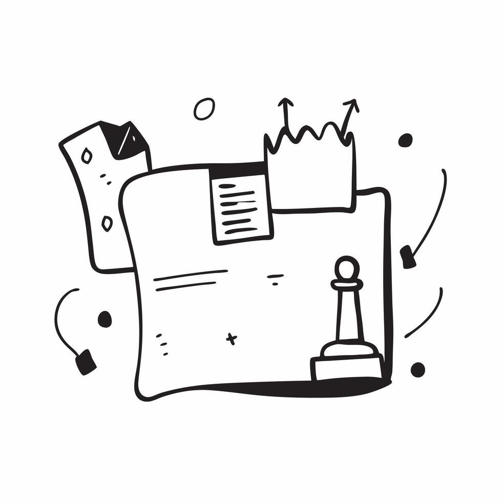 Flat Border frame with chess pieces and strategy board for Strategy concept as A border frame design featuring chess pieces and a strategy board symbolizing business strategy The Cleans vector