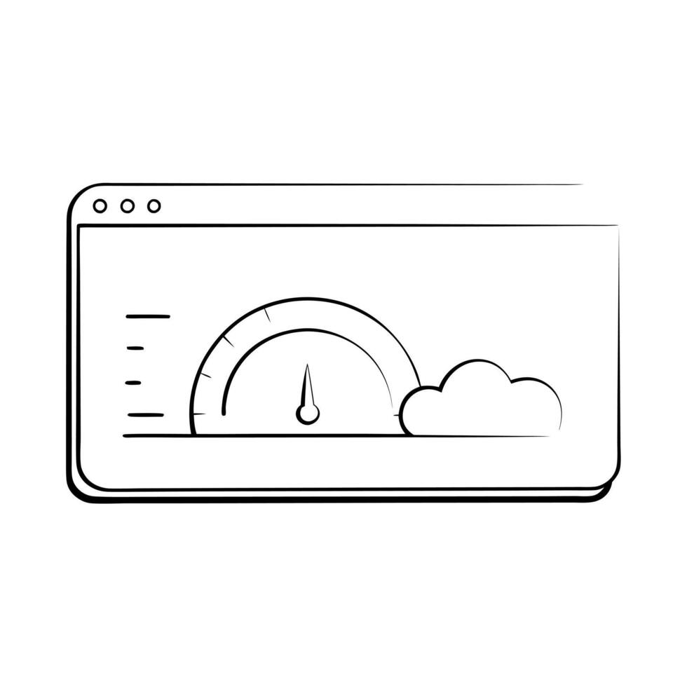 Flat Dashboard icon with floating widgets concept as A dashboard icon with widgets floating slightly above the main interface isolated on a white background The scene represents r Cleans vector