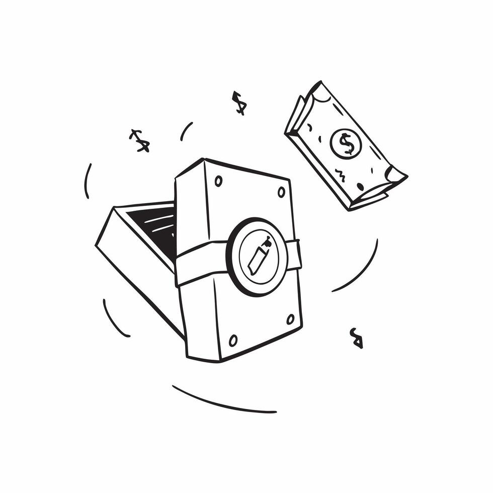 Flat Floating coin stack and shield with Financial Security text concept as A illustration of a floating coin stack and shield with the text Financial Security The elements Cleans vector