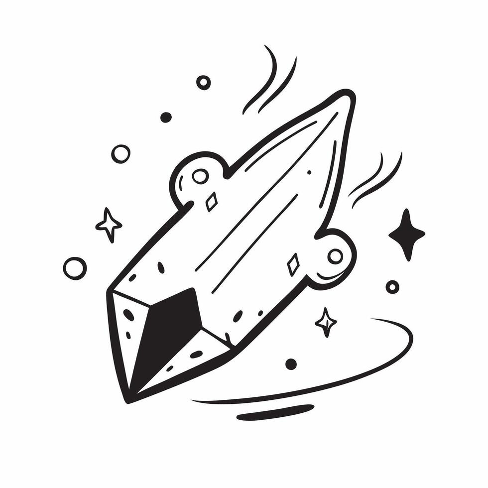 Flat Floating Snowflake with Abstract Freeze Effect and Copy Space concept as A snowflake drifts in mid air with an abstract freeze effect swirling around it symbolizing the quiet Cleans Set 3 vector