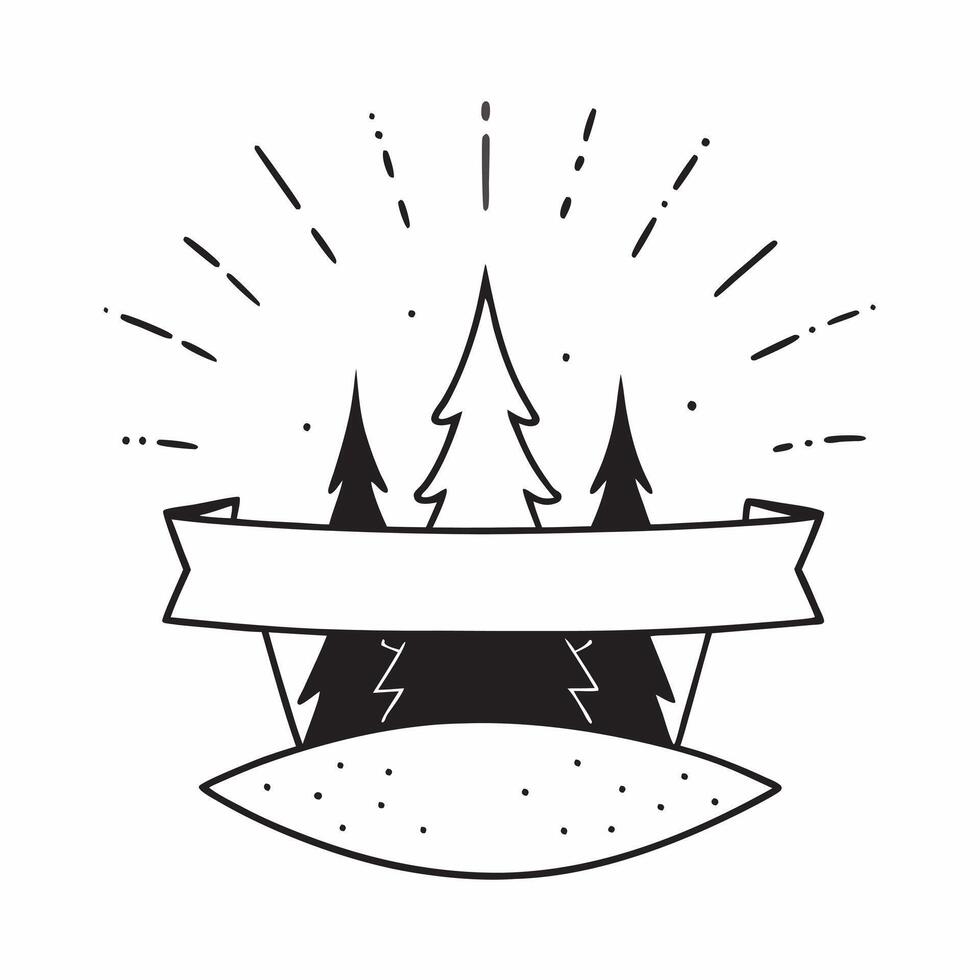 Flat Forest Canopy and Sun Rays Border Frame with Copy Space concept as A border frame with a forest canopy and sun rays streaming through offering generous copy space in the cente Cleans Set 3 vector