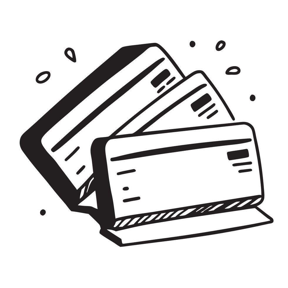 Flat Glossy credit cards fanned out on a reflective desk surface concept as A close up shot of glossy credit cards fanned out on a reflective desk surface The shiny finish and cle Cleans vector