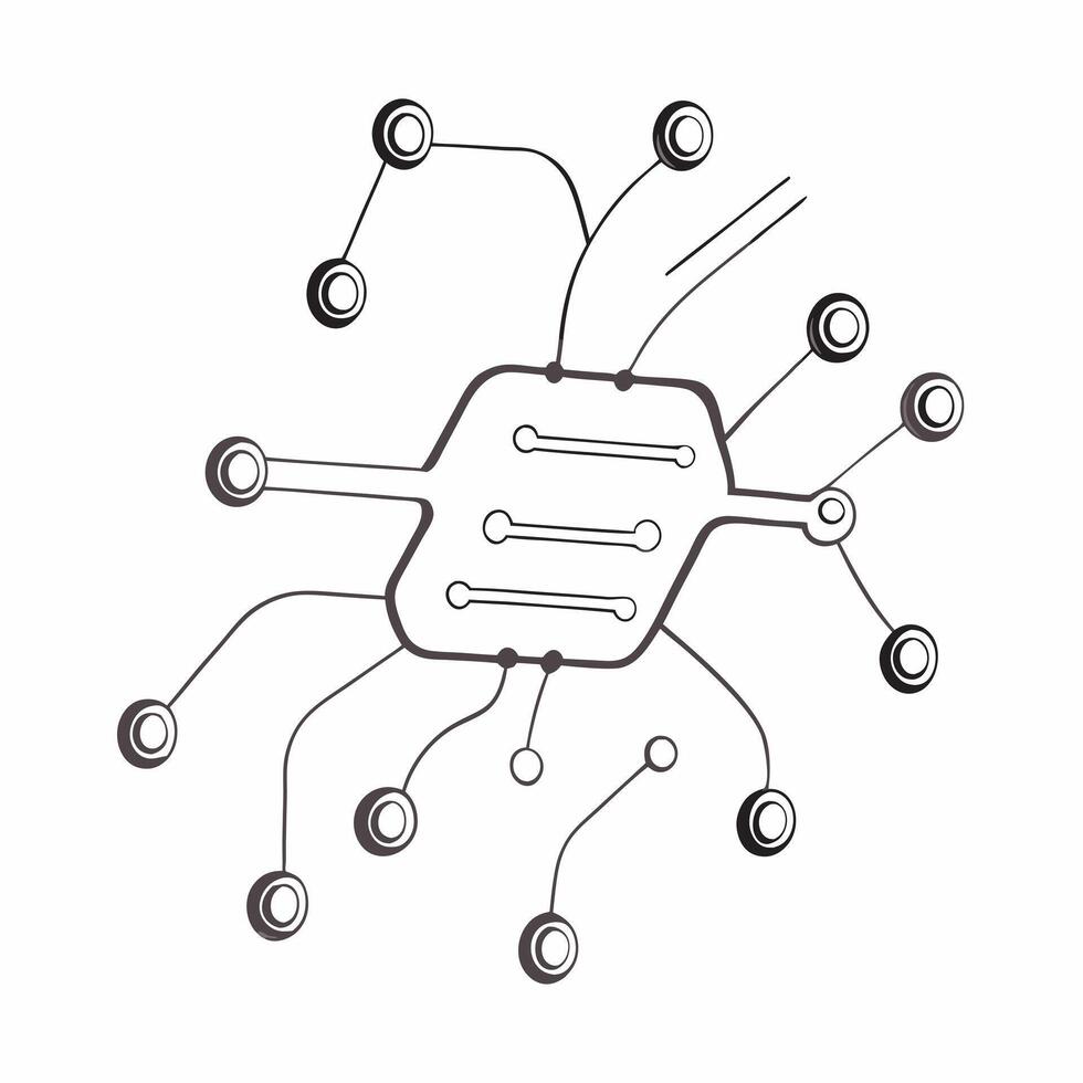 Flat Glossy futuristic grid with glowing nodes as a tech conference backdrop concept as A glossy futuristic grid background with glowing nodes interconnected by sleek lines perfect Cleans vector