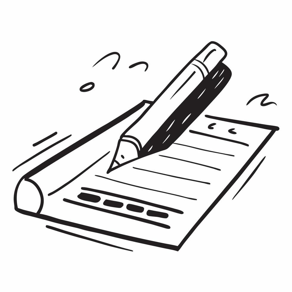 Flat Glossy pen resting on a financial ledger with subtle reflections concept as A close up shot of a glossy pen resting on a financial ledger with subtle reflections adding to the Cleans vector