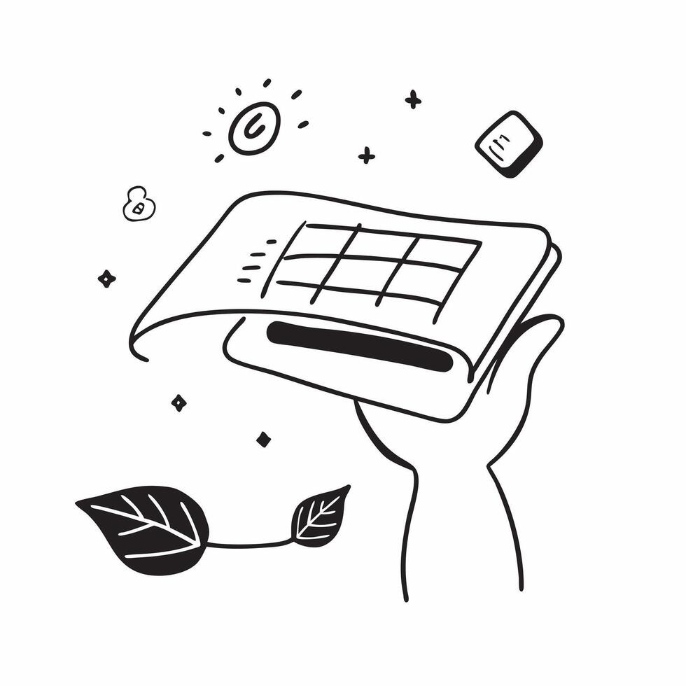 Flat Glossy solar panel and leaf with holographic sustainability goals and emission levels concept as A dynamic image featuring a glossy solar panel and leaf with floating holograp Cleans Set 4 vector