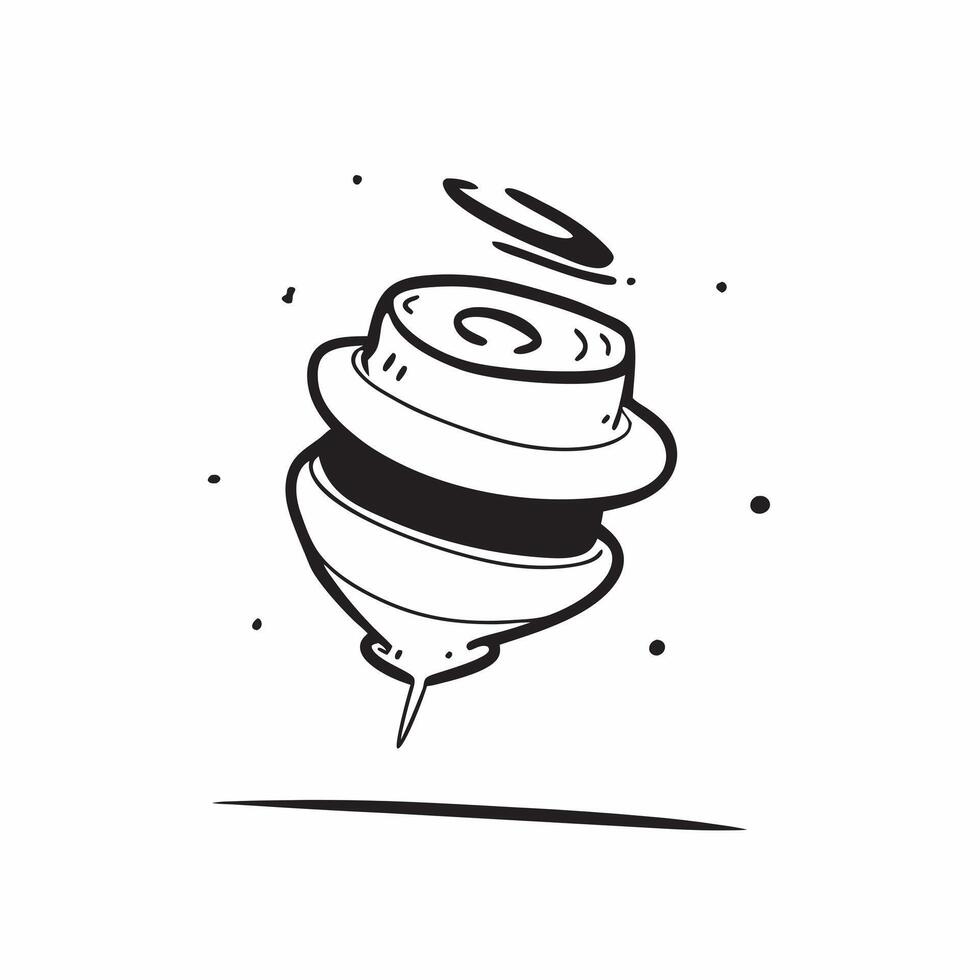 Flat Glowing abstract spiral forming a coffee cup concept as A glowing spiral of light swirls into the shape of a coffee cup set against a dark minimalistic background The camera Cleans vector