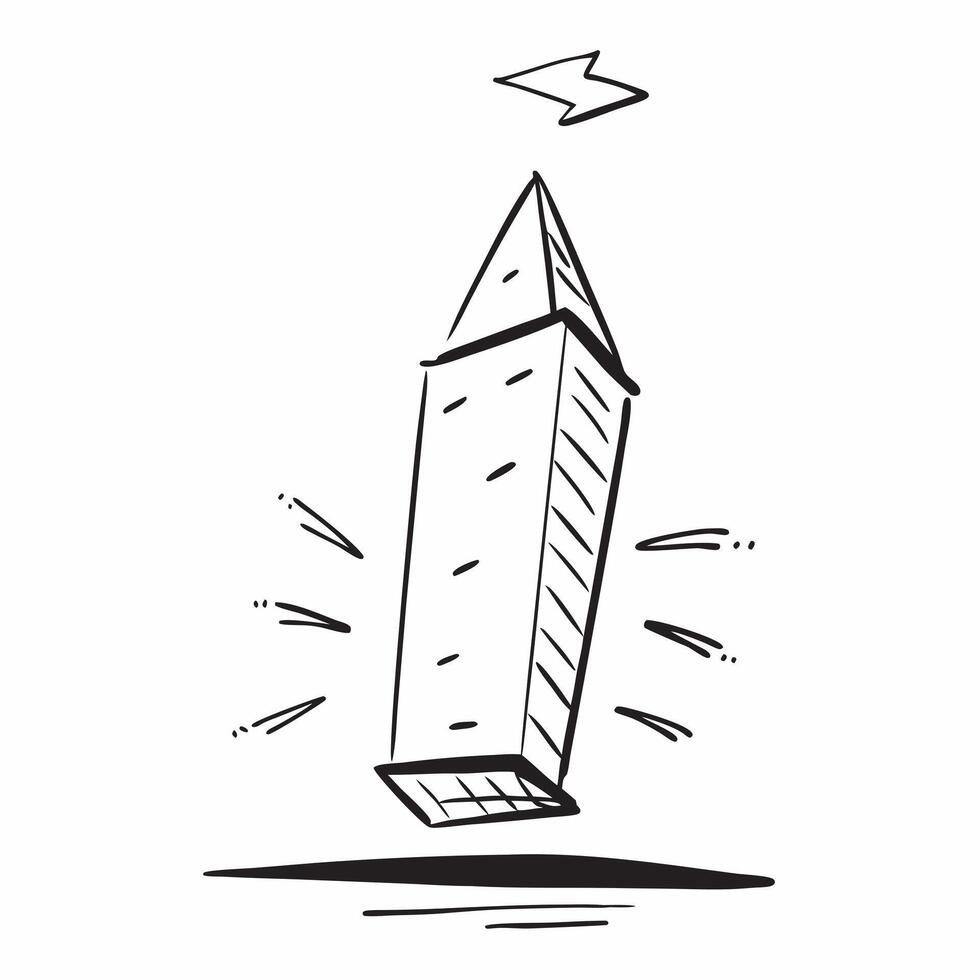 Flat Glowing abstract skyscraper representing vertical business expansion concept as A low angle shot of a glowing abstract skyscraper symbolizing vertical business expansion The Cleans vector
