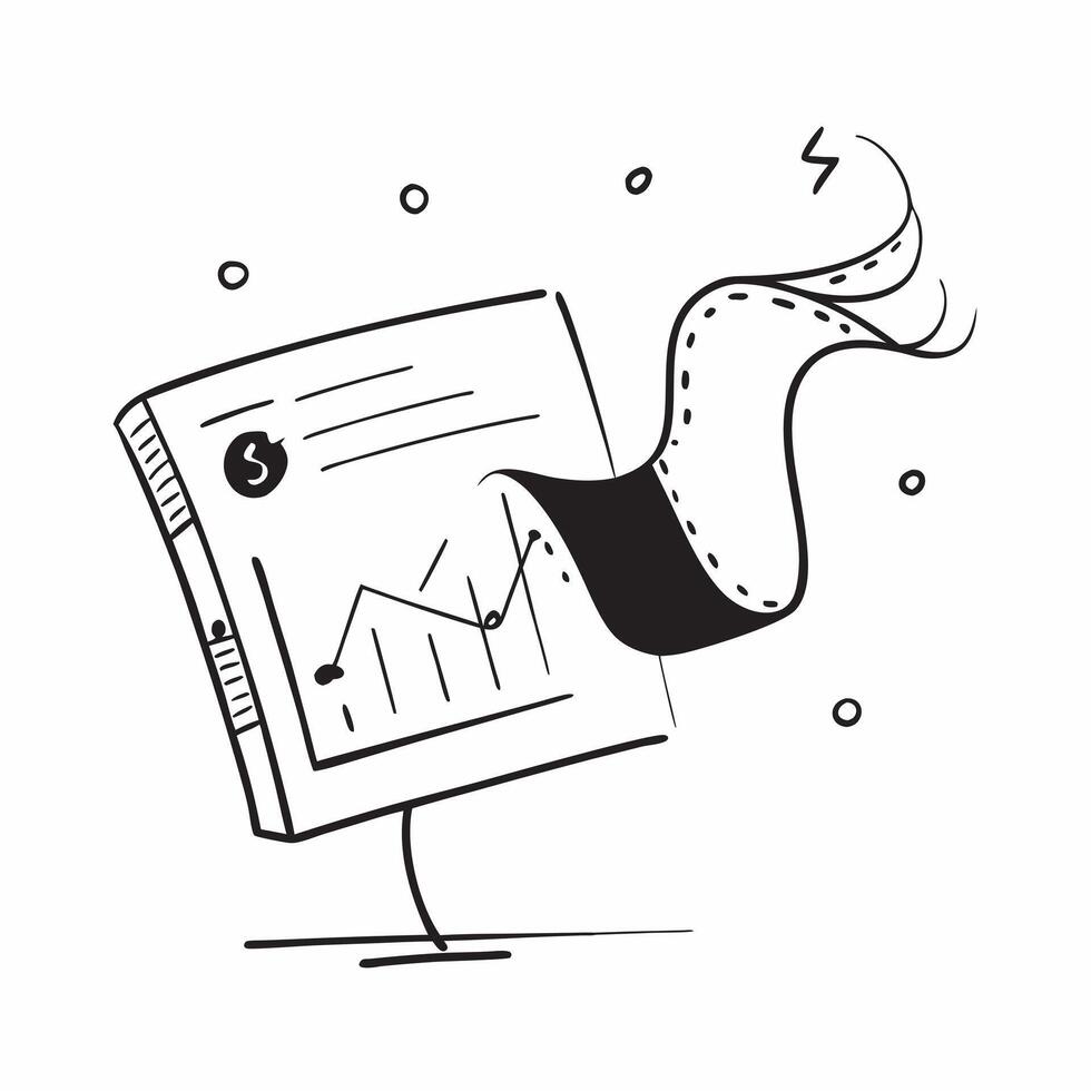Flat Glowing abstract wave forming a stock market ticker concept as A glowing abstract wave morphs into a stock market ticker with financial data scrolling across the screen The c Cleans vector