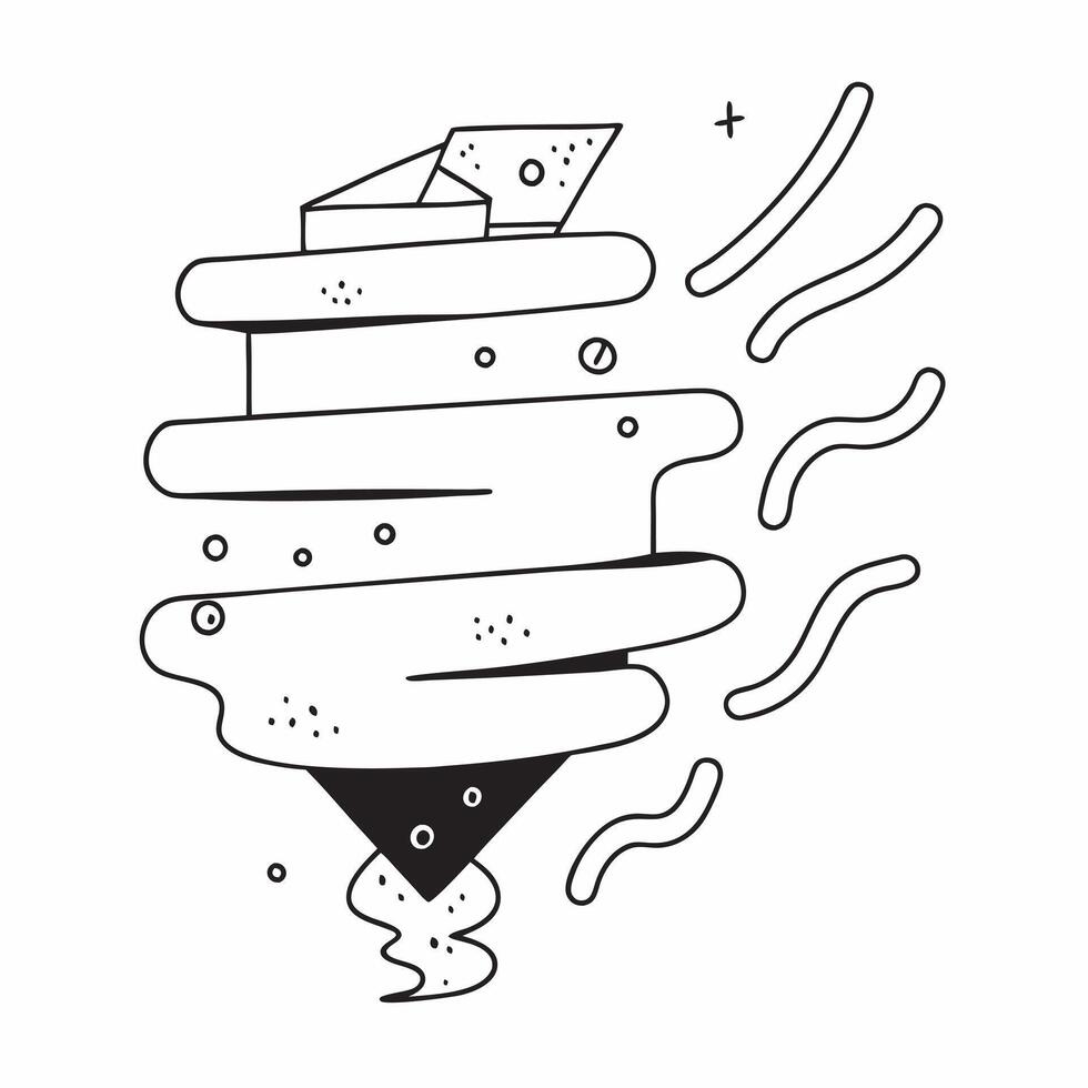 Flat Holographic data stream border with flowing lines and copy space concept as A border frame featuring holographic data streams with flowing lines surrounding a central copy spa Cleans vector