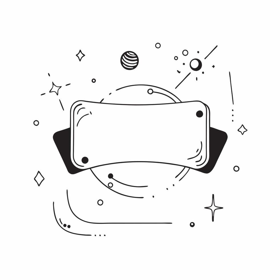 Flat Holographic border with central copy space for tech branding concept as A sleek border frame with holographic elements surrounding a clean copy space in the center The hologr Cleans vector