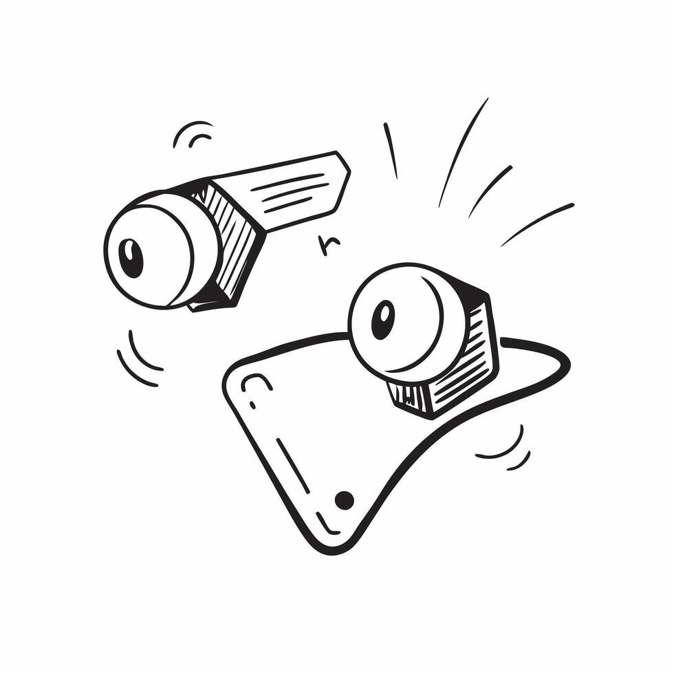 Flat Wireless earbuds with holographic sound controls hovering concept as A pair of wireless earbuds rest on a white surface with holographic sound controls floating just above Th Cleans vector