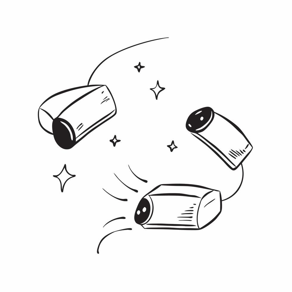 Flat Wireless earbuds with glowing holographic sound waves and copy space concept as A pair of wireless earbuds with floating holographic sound waves emanating from them glowing br Cleans vector
