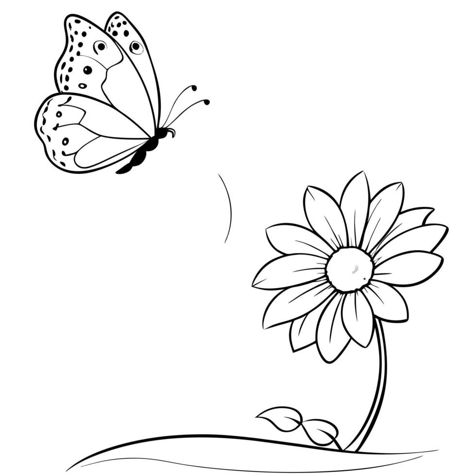 Floating Butterfly and Flower Petal with Spring Awakening Text concept as A butterfly and flower petal floating together in mid air with Spring Awakening text at the bottom The el Cleans Set 2 vector