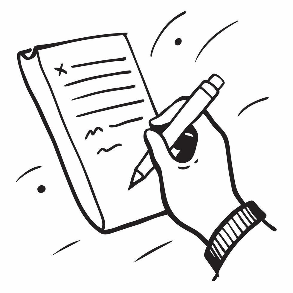 Floating contract and pen with Sign the Deal text concept as A dynamic illustration featuring a floating contract and pen with the text Sign the Deal The design is isolated Cleans vector