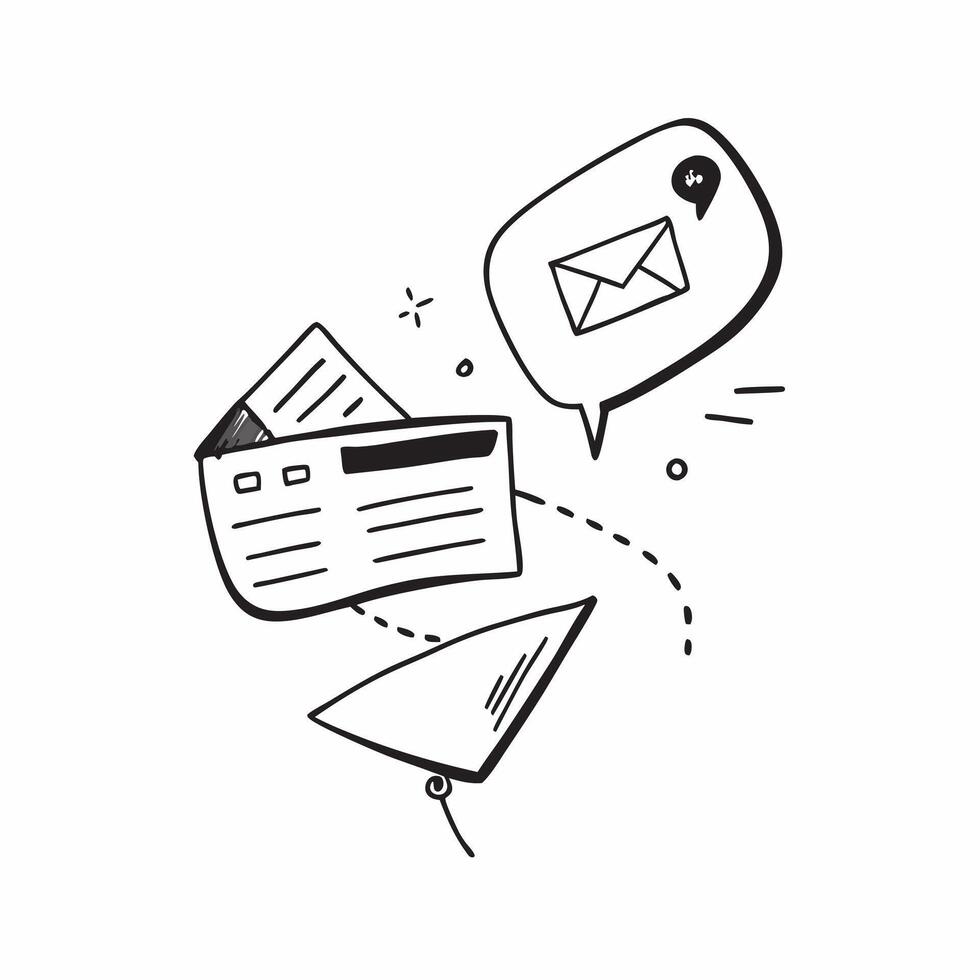 Floating envelope and speech bubble with Email Campaign text concept as A sleek design featuring a floating envelope and speech bubble with the text Email Campaign The desi Cleans vector