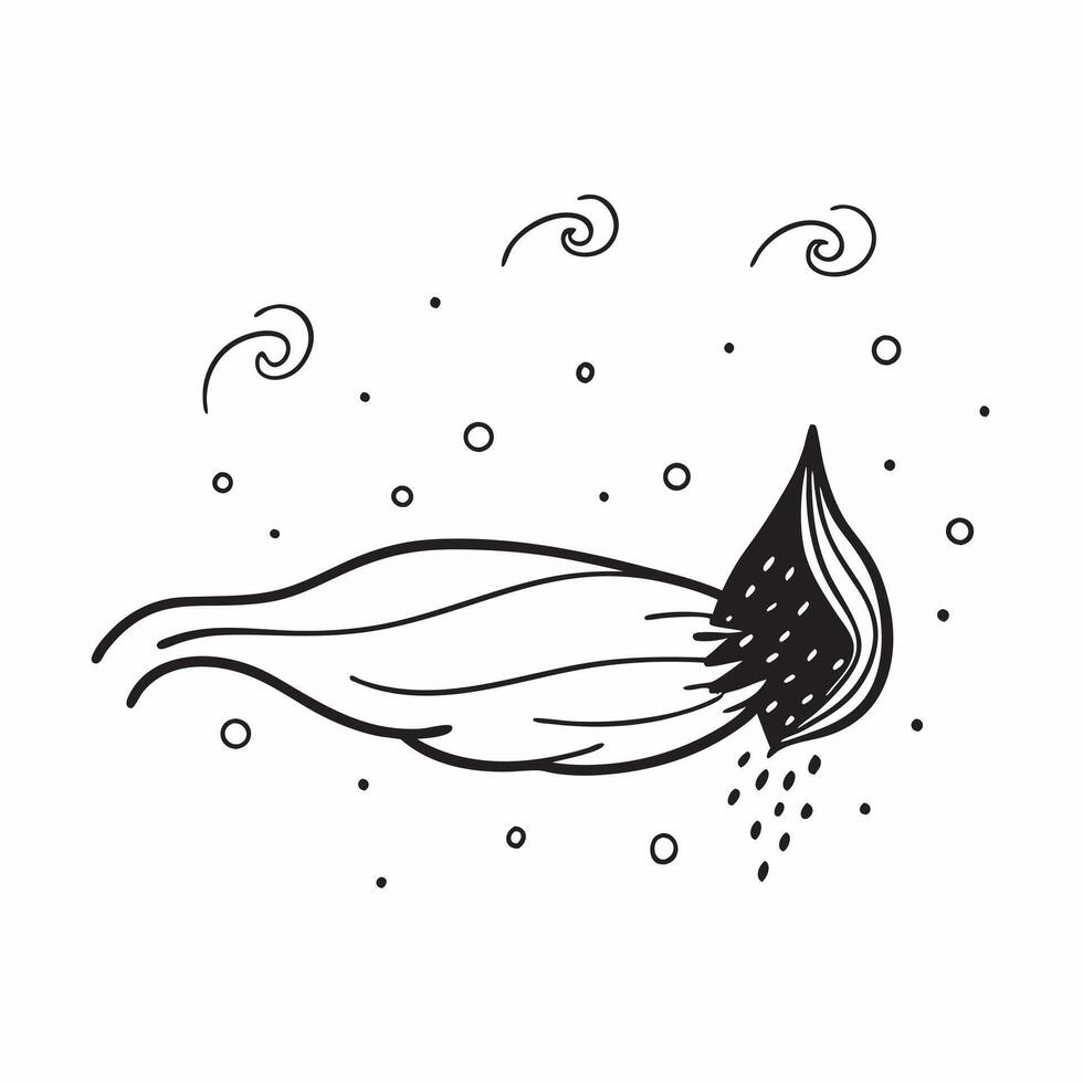 Floating Pine Needle with Abstract Snowfall and Copy Space concept as A pine needle floats gently in mid air with abstract snowfall swirling around it symbolizing the calm of a win Cleans Set 3 vector