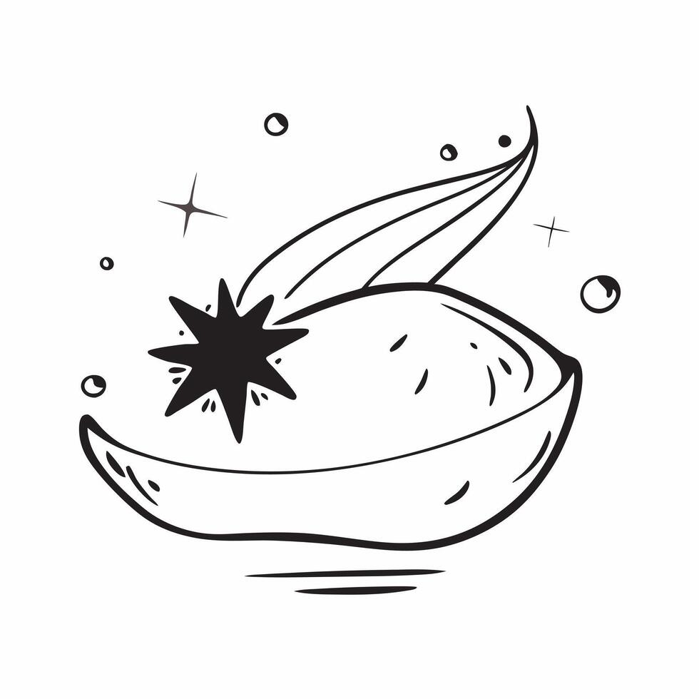 Floating Snowflake with Abstract Cold Breeze and Copy Space concept as A snowflake drifts in mid air with an abstract cold breeze swirling around it symbolizing the quiet stillness Cleans Set 3 vector