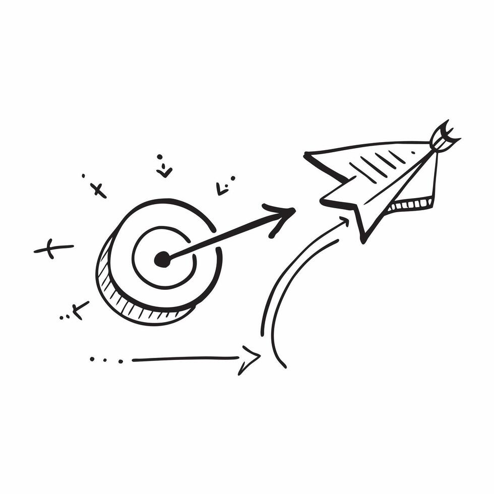 Floating target and arrow with Campaign Success text concept as A dynamic illustration of a floating target and arrow with the text Campaign Success The design is isolated Cleans vector
