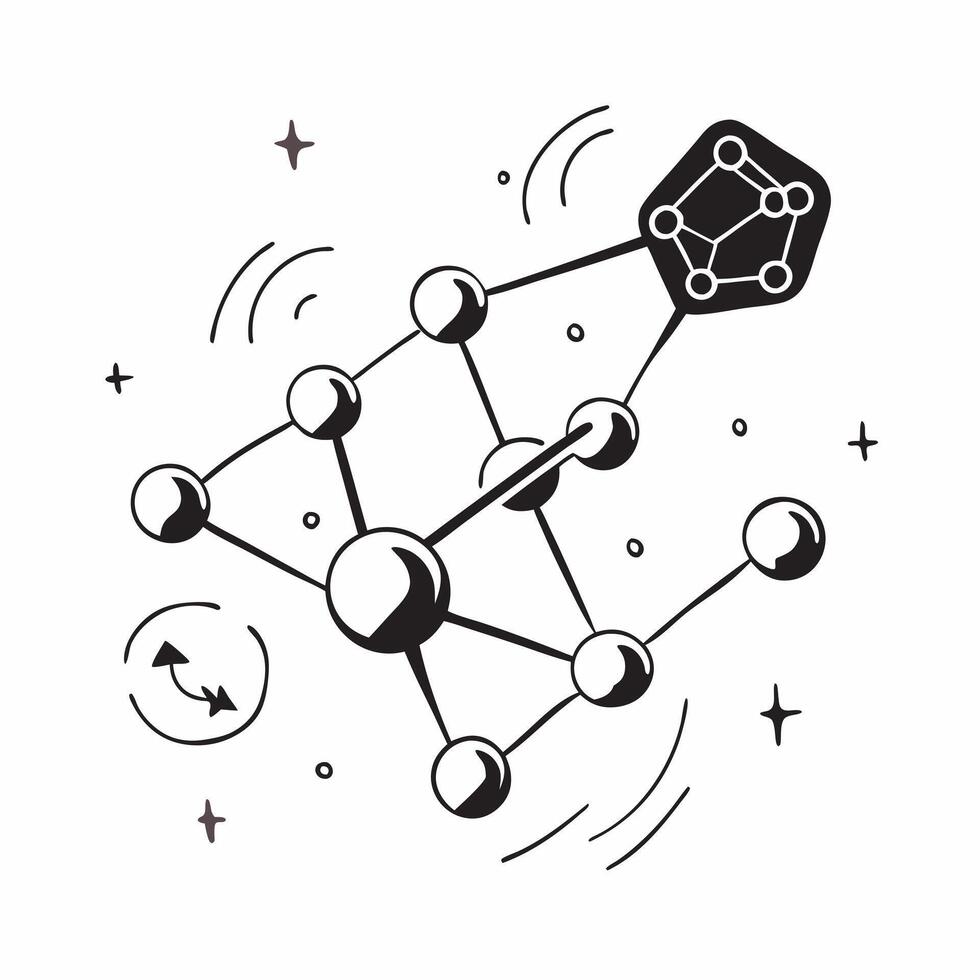 Glossy background with digital networks and interconnected nodes concept as A glossy background displaying digital networks with interconnected nodes symbolizing the connections an Cleans vector