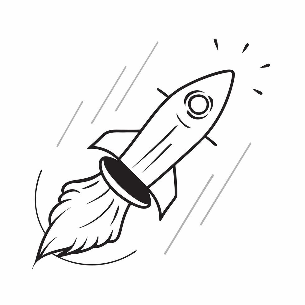 Glowing abstract rocket launch representing rapid business growth concept as A dynamic shot of a glowing abstract rocket launch symbolizing rapid business growth in scaling The vi Cleans vector