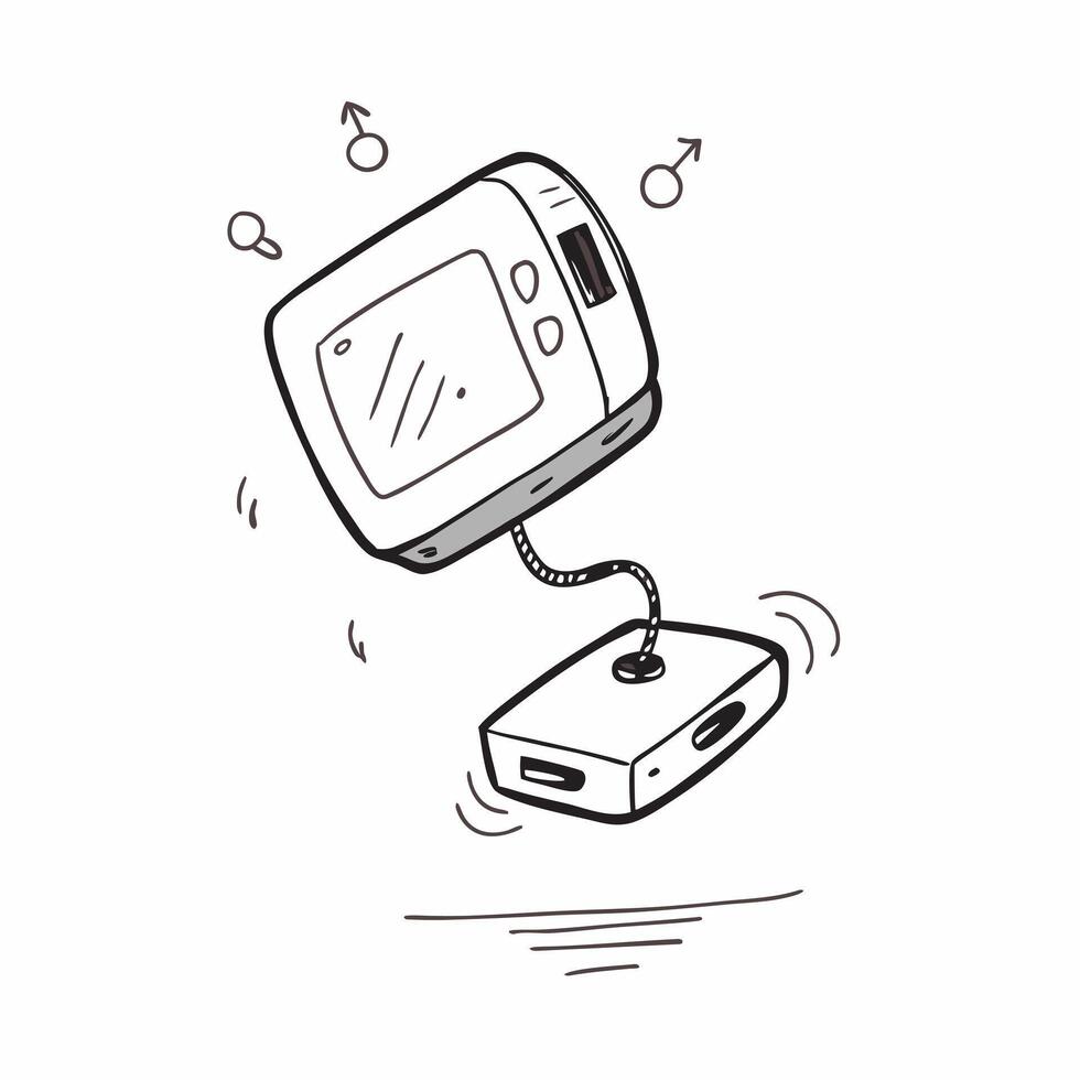 Suspended smart home device with interactive display on an isolated white background concept as A smart home device floating mid air with an interactive display glowing on the fron Cleans vector