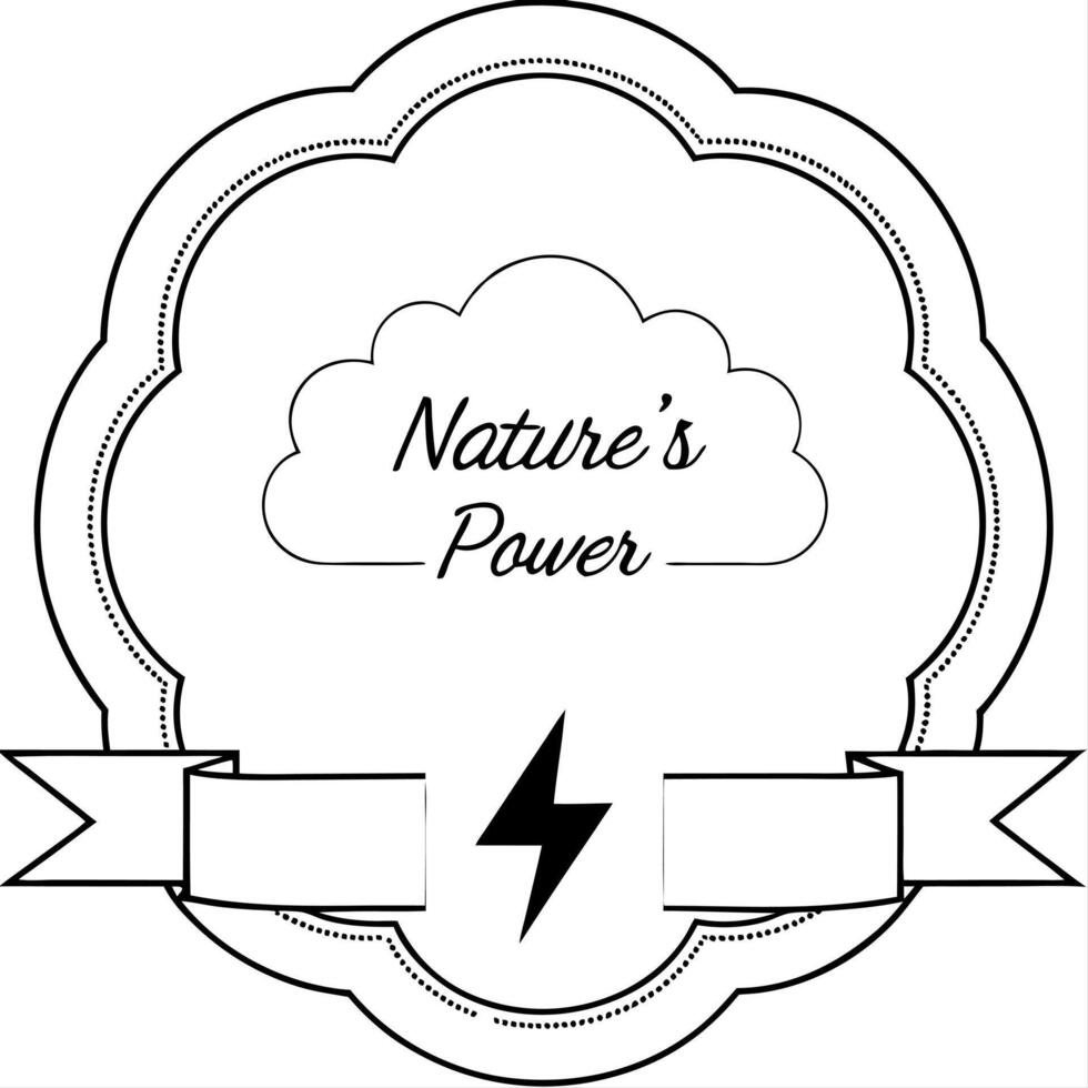 Thunderstorm and Lightning Border Frame with Copy Space concept as A border frame with a thunderstorm and lightning at opposite ends offering generous copy space in the center Nat Cleans Set 2 vector