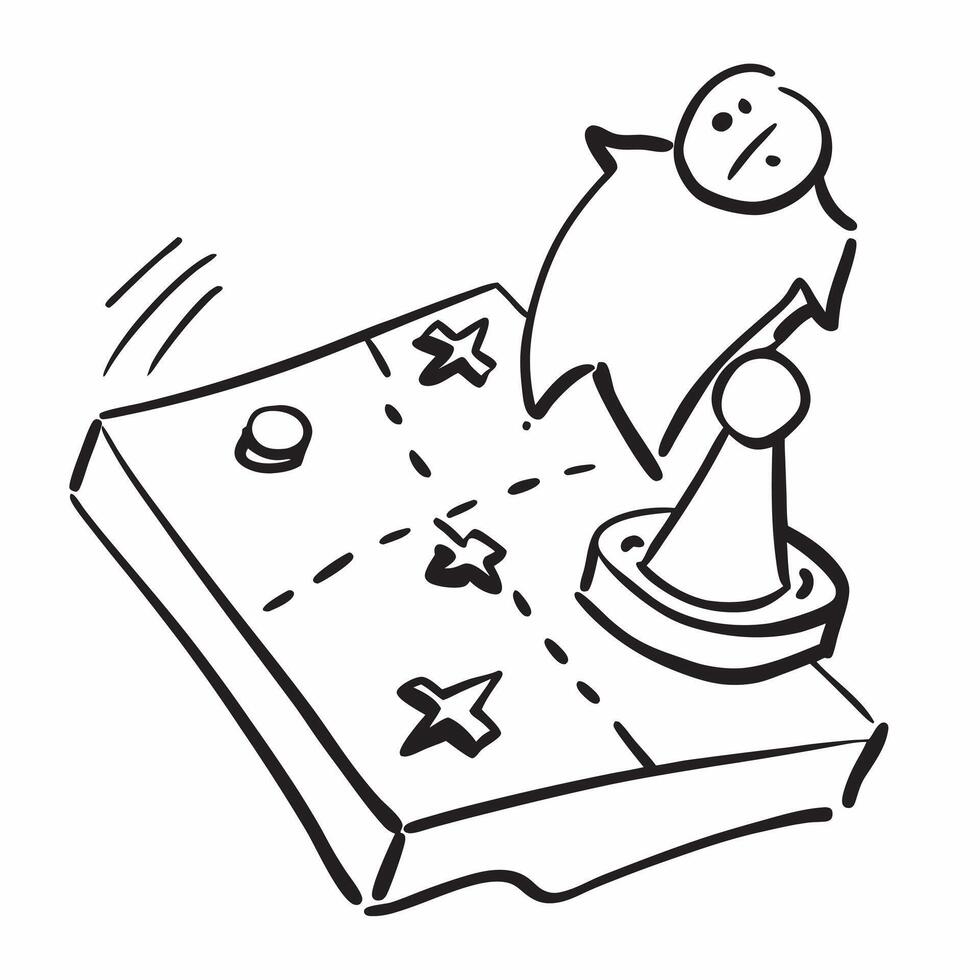 of isolated chess pieces and strategy board with the word Strategy concept as A design showing chess pieces on a strategy board with the word Strategy prominently dis Cleans vector