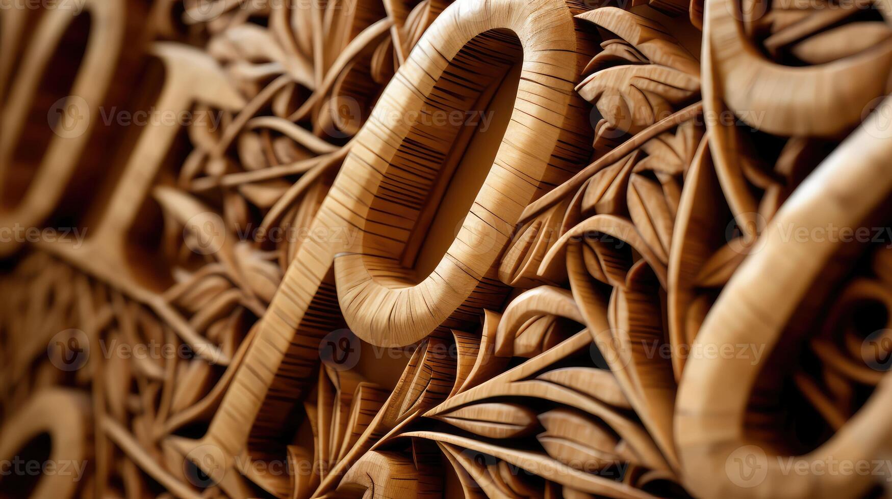 patterns bamboo letters photo